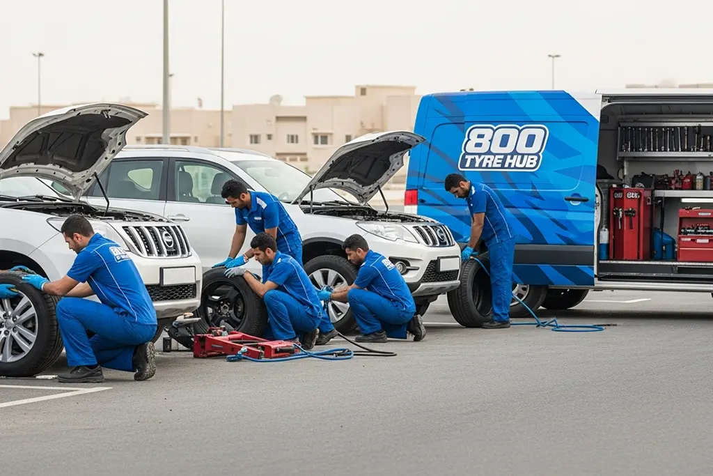 Overview of additional tyre services offered alongside tyre repair in Ras Al Khaimah