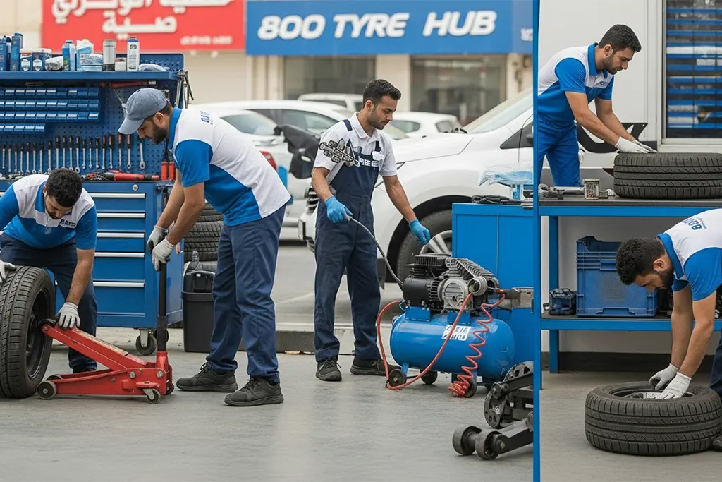 Other roadside tyre repair and vehicle assistance services available