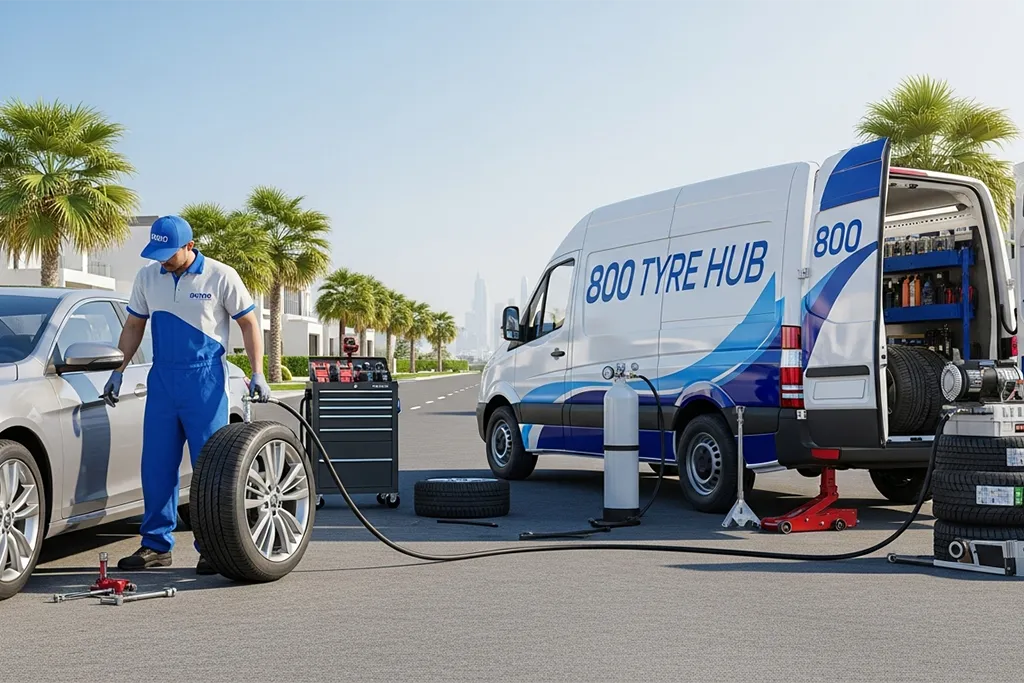Overview of other tyre-related services offered in Dubai