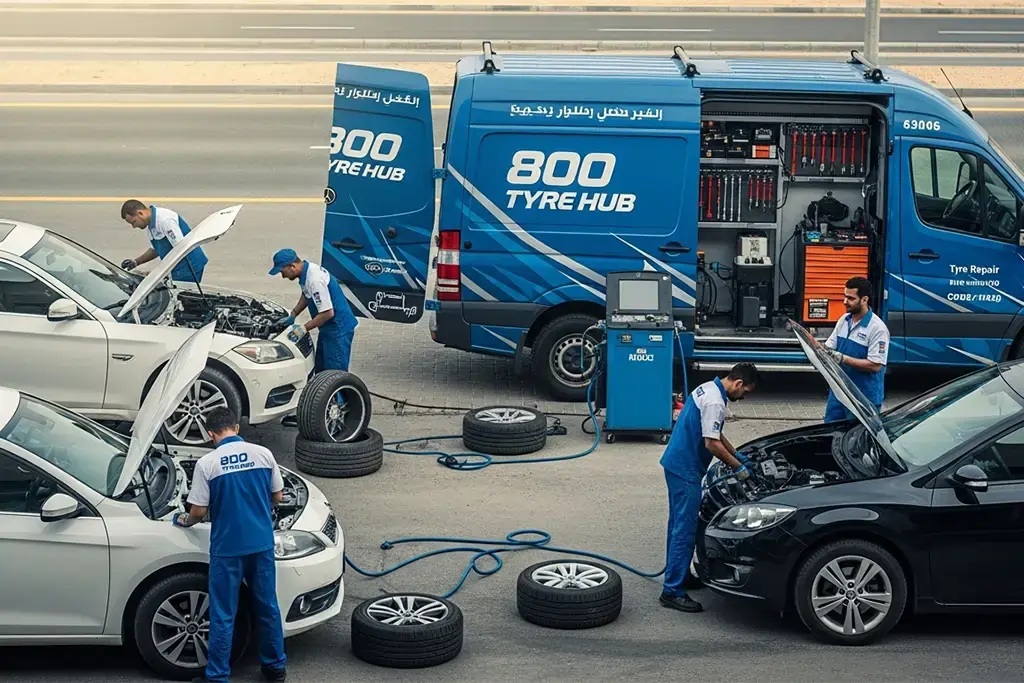 Overview of additional 24-hour vehicle services available alongside urgent tyre repair support