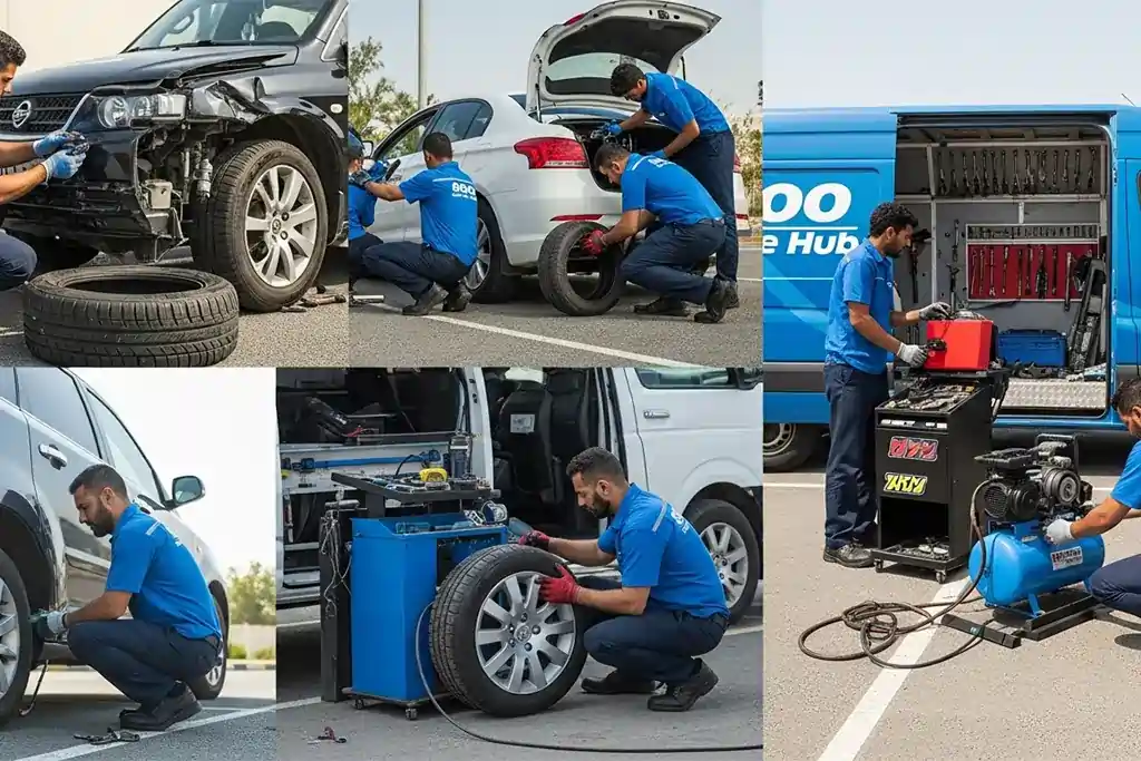 Other tyre repair and maintenance services offered across the UAE