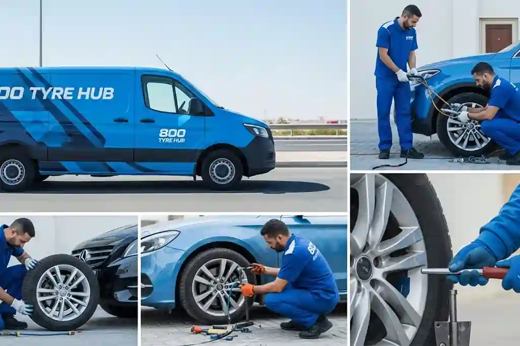 Overview of additional tyre services available alongside 24-hour tyre replacement