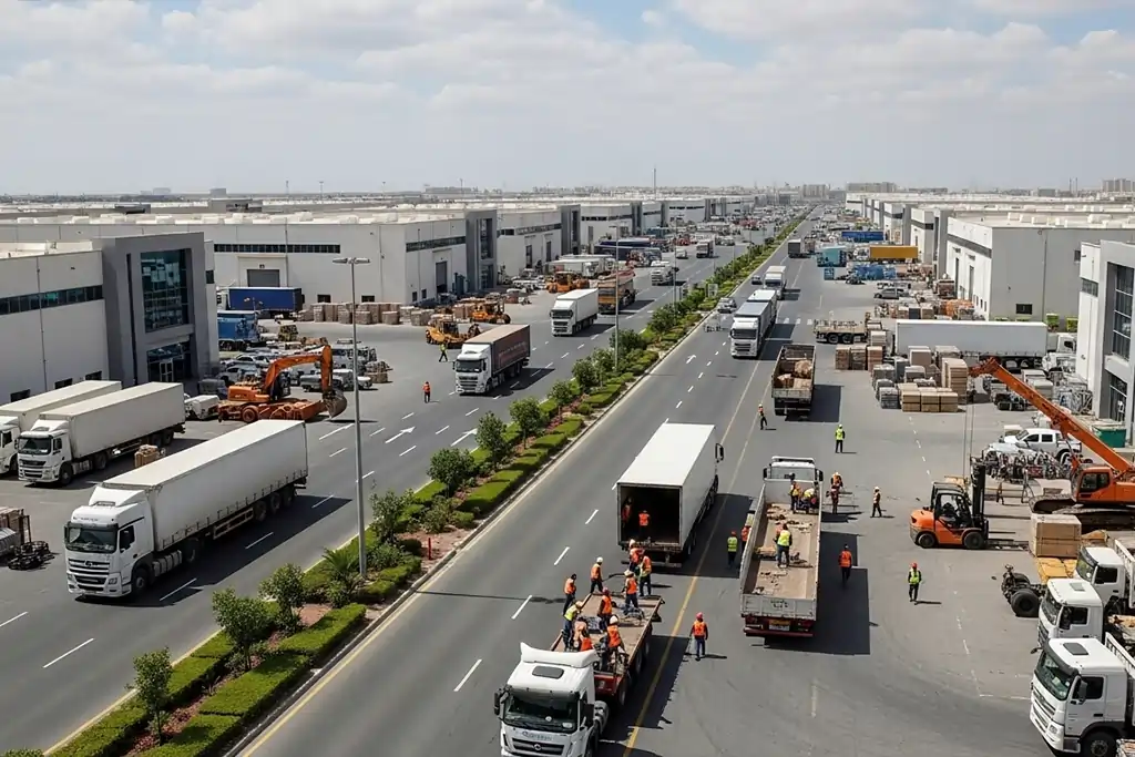Industrial Area covered for tyre puncture repair service in Sharjah