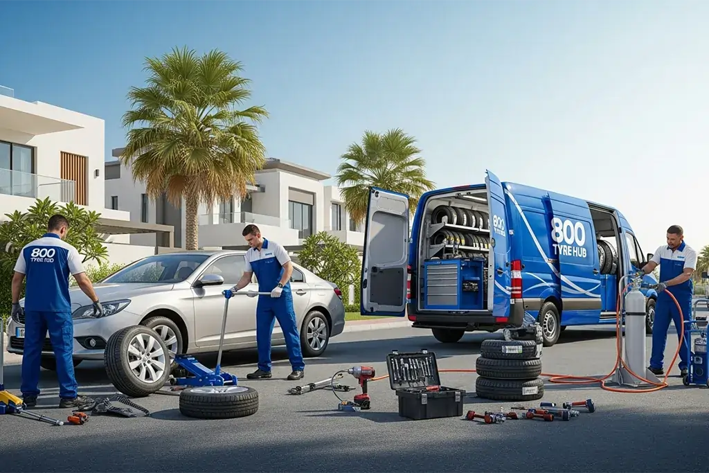 Overview of other tyre-related services offered in Sharjah