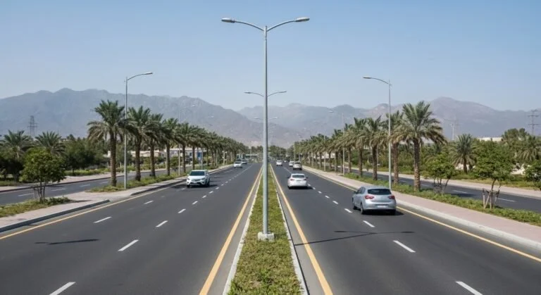 Flat tyre repair services available on Sheikh Salem Bin Sultan Rd., Ras Al Khaimah
